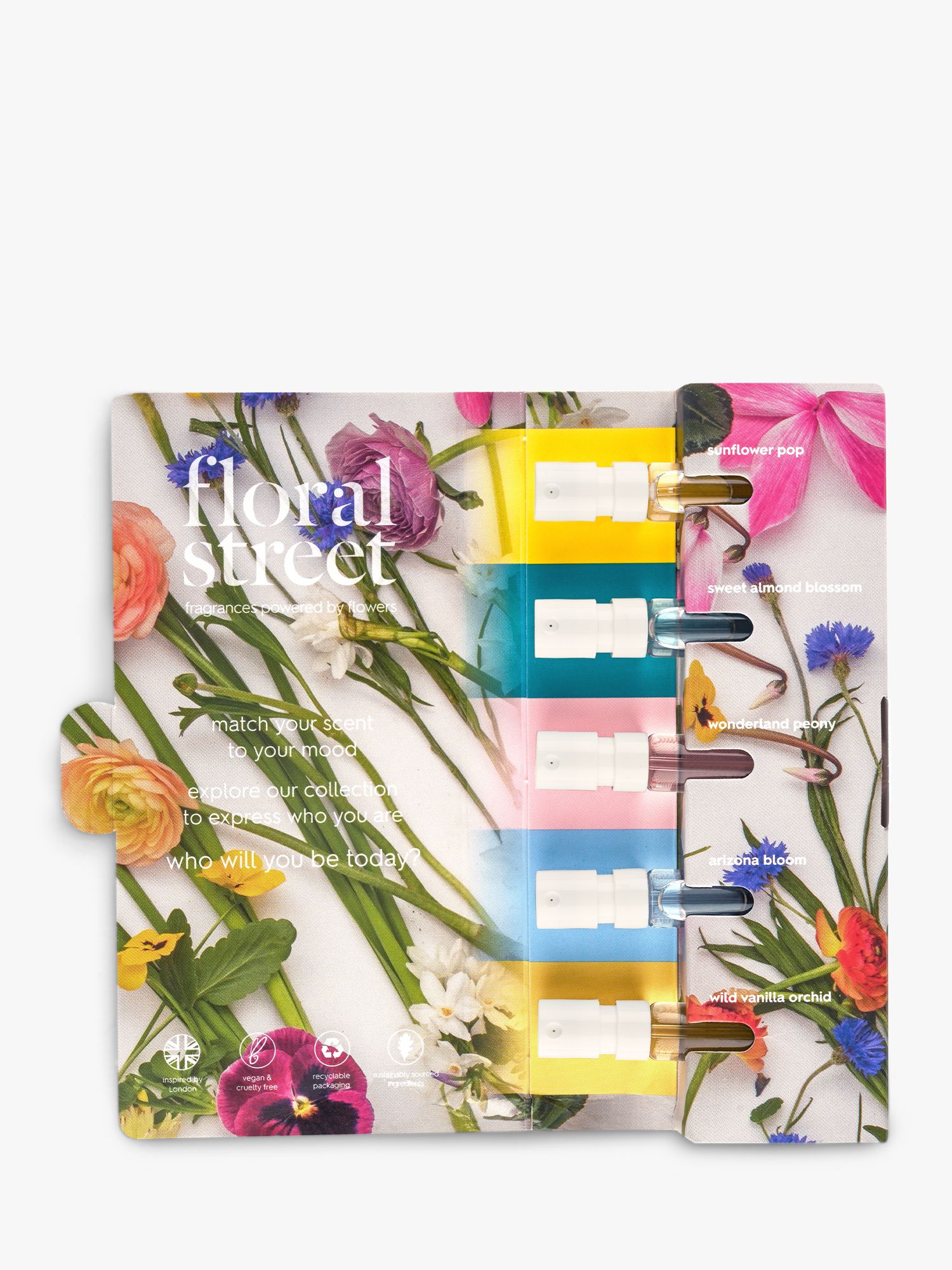 Floral Street Discovery Eau de Parfum Fragrance Gift Set, 5 x 2ml 1