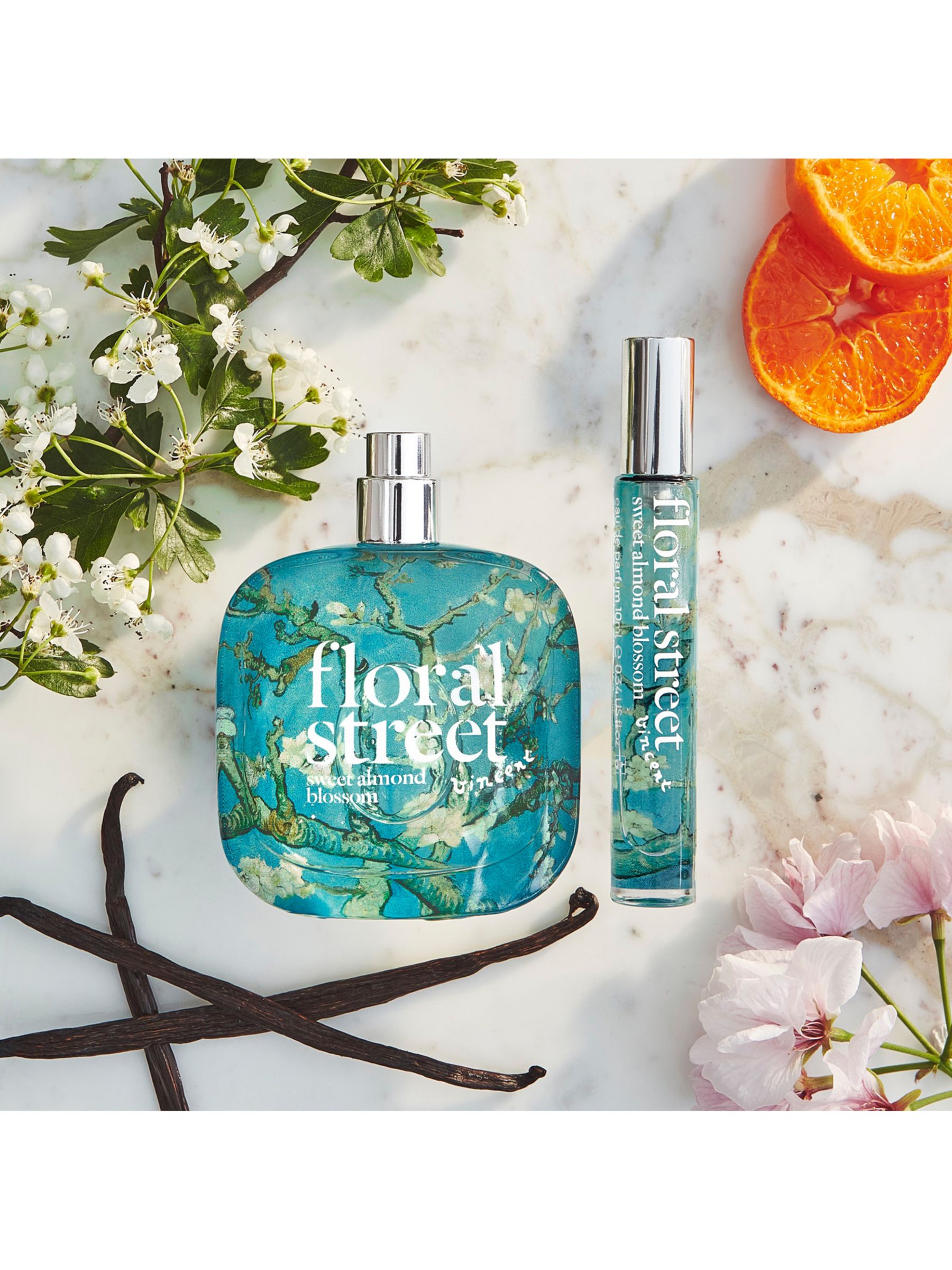 Floral Street Almond Blossom Home and Away Fragrance Gift Set 3