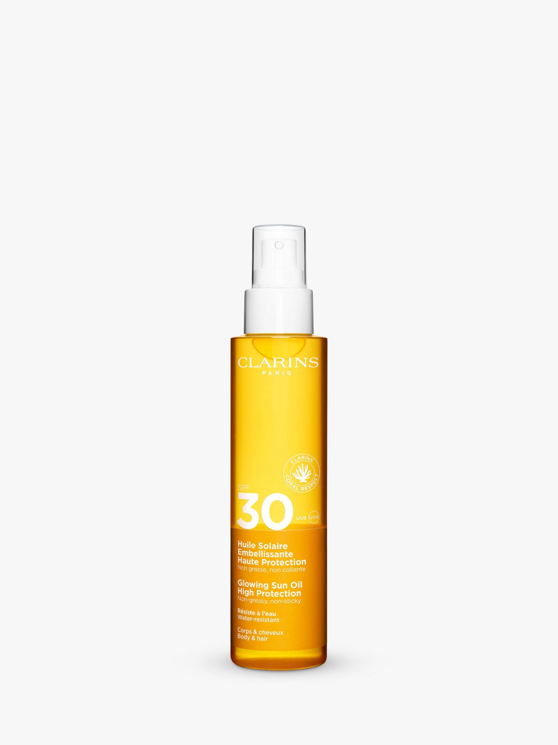 Clarins Glowing Sun Oil High Protection SPF 30, 150ml 1