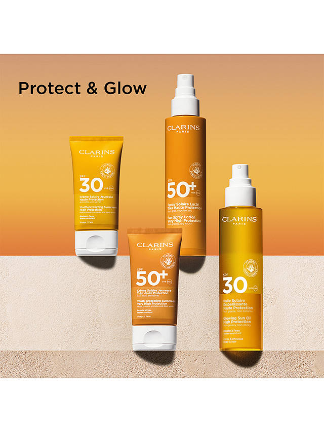 Clarins Glowing Sun Oil High Protection SPF 30, 150ml 5