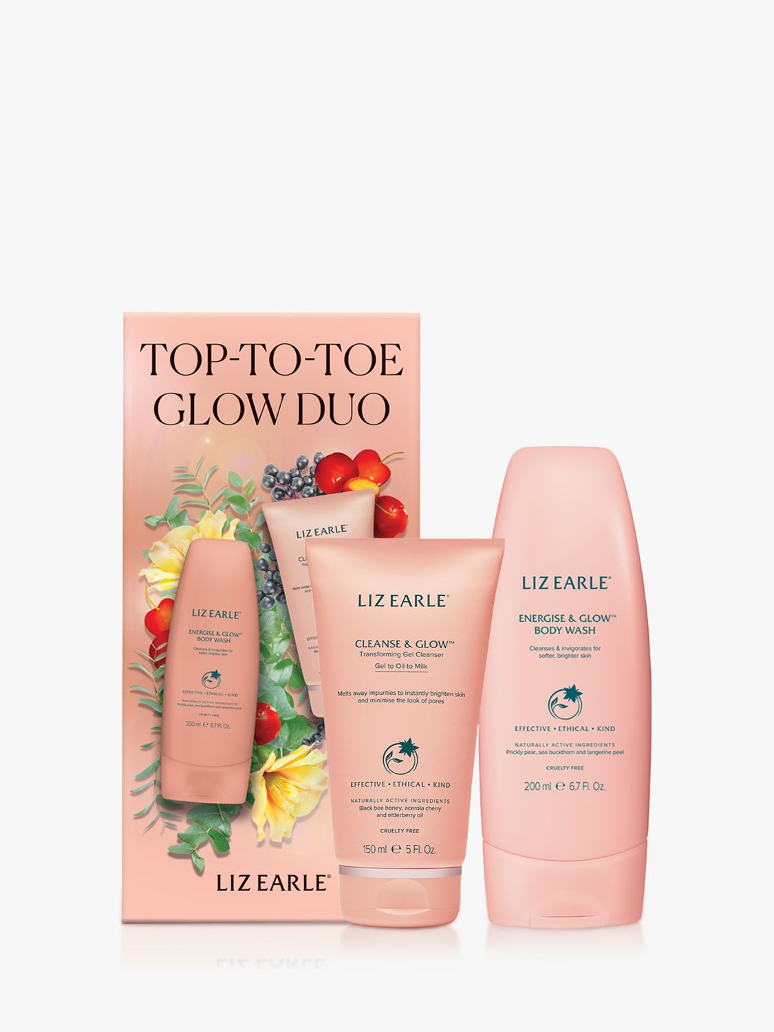 Liz Earle Top-To-Toe Glow Duo Skincare Gift Set 1