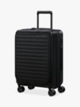 Samsonite Restackd 4-Wheel Spinner 55cm Easy Access Expandable Cabin Case, 48L, Black