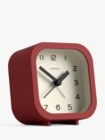 Jones Clocks Bob Analogue Alarm Clock, Red