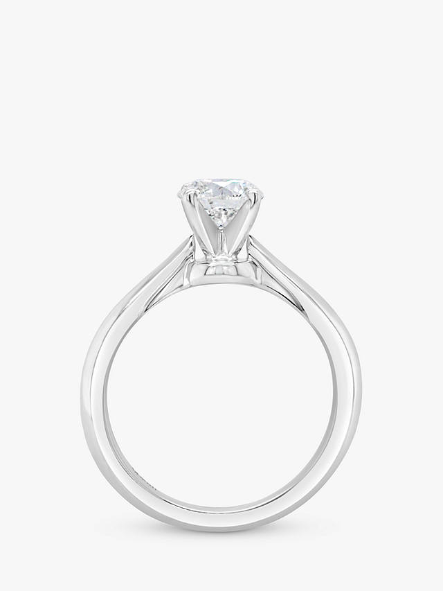 Milton & Humble Jewellery Second Hand Platinum Diamond Solitaire Engagement Ring