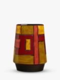 Poole Pottery 150th Anniversary Keystone Earthenware Vase, H26cm, Orange/Yellow