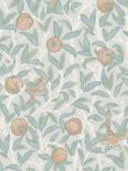 William Morris At Home Bird and Pomegranate Wallpaper, Duck Egg 124261