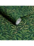 William Morris At Home Willow Bough Wallpaper, Deep Green
