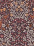 William Morris At Home Blackthorn Wallpaper, Plum