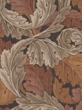 William Morris At Home Acanthus Wallpaper, Burnt Orange