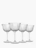 Luigi Bormioli Bach Retro Fizz Glass, Set of 4, 260ml, Clear