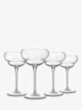 Luigi Bormioli Backdoor '20s Nick & Nora Cocktail Glass, Set of 4, 170ml, Clear