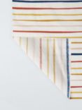 John Lewis Wobbly Stripe PVC Tablecloth Fabric, Multi