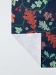 John Lewis Autumn Leaves PVC Tablecloth Fabric, Dark Night Sky