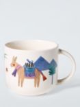 John Lewis Donkey Stoneware Mug, 335ml, Multi