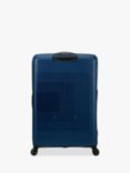 American Tourister Aerostep 8-Wheel 77cm Expandable Large Suitcase, 109L, Navy