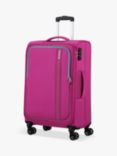 American Tourister Seaseeker 4 wheel 68cm Medium Suitcase, Deep Fuschia