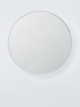 John Lewis ANYDAY Round Aluminium Frame Wall Mirror, 65cm, Silver