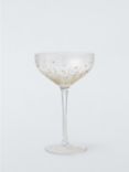 John Lewis Stars Metallic Cocktail Coupe Glass, 350ml, Gold