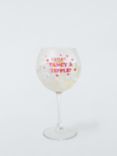 John Lewis Fancy a Tipple Gin Balloon Glass, 600ml, Multi