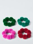 John Lewis Pom Pom Napkin Rings, Set of 4, Multi