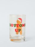 John Lewis Christmas 'Bottoms Up' Shot Glass, 110ml