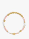 Joma Jewellery Happy Little Moments Blessed Beaded Bracelet, Gold