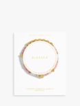 Joma Jewellery Happy Little Moments Blessed Beaded Bracelet, Gold