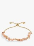 Joma Jewellery Manifestones Sunstone Gold Plated Bracelet, Gold