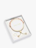 Joma Jewellery Manifestones Sunstone Gold Plated Bracelet, Gold