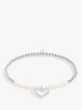 Joma Jewellery Maid of Honour Bridal Pearl Beaded Bracelet, Silver