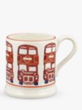 Emma Bridgewater London Bus Half Pint Earthenware Mug, 284ml, Red/Multi