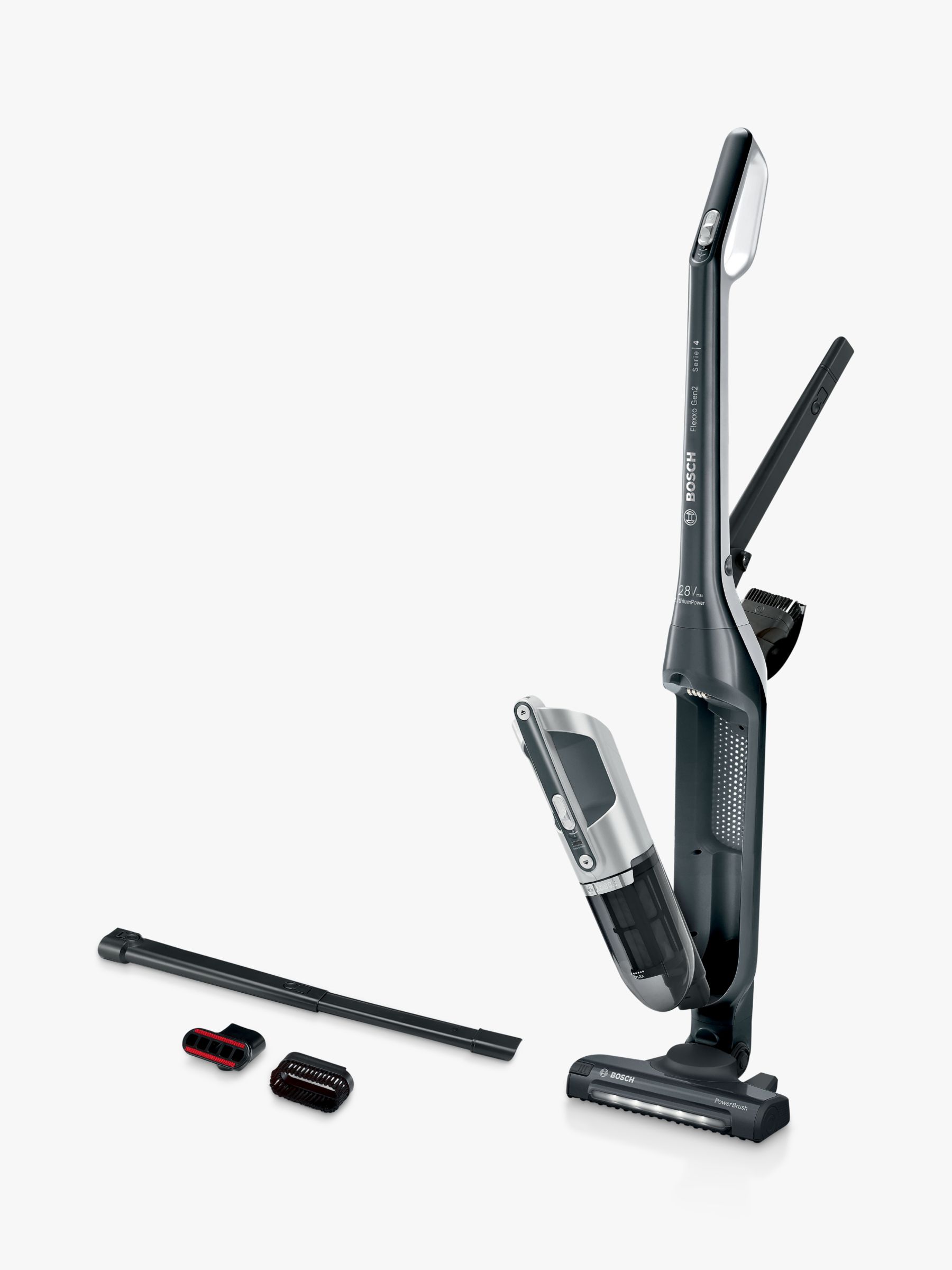 Bosch Flexxo Series 4 BBH3285GB 2in1 Cordless Vacuum Cleaner, Black