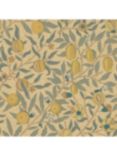 Morris & Co. Fruit Wallpaper, Blue/Gold/Brown DGW1FU103