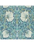 Morris & Co. Pimpernel Wallpaper, Cobalt/Mineral