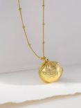 Wanderlust + Co Zen Orange Pendant Necklace, Gold