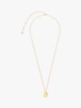 Wanderlust + Co Lucky Cat Pendant Necklace, Gold
