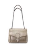 Lauren Ralph Lauren Bradley Small Metallic Leather Crossbody Bag