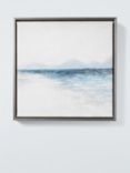 John Lewis 'Blue Seas' Framed Canvas Prints, Set of 2, 35 x 35cm, Blue