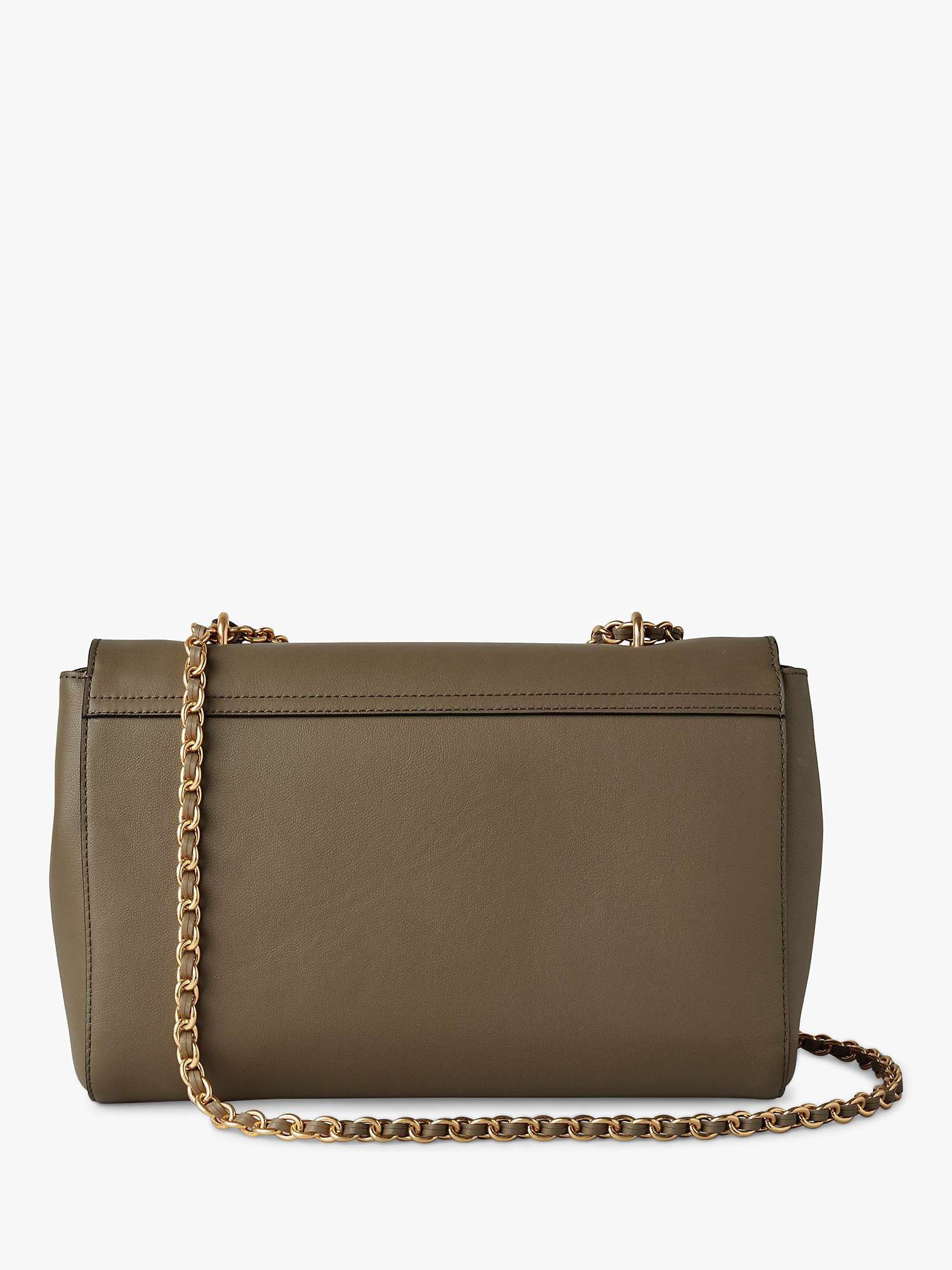 Buy Mulberry Medium Lily Micro Classic Grain Leather Shoulder Bag, Linen Green Online at johnlewis.com