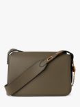 Mulberry Billie Micro Classic Grain Leather Cross Body Bag, Linen Green