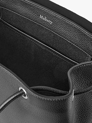 Mulberry Mini Heritage Small Classic Grain Leather Backpack, Black