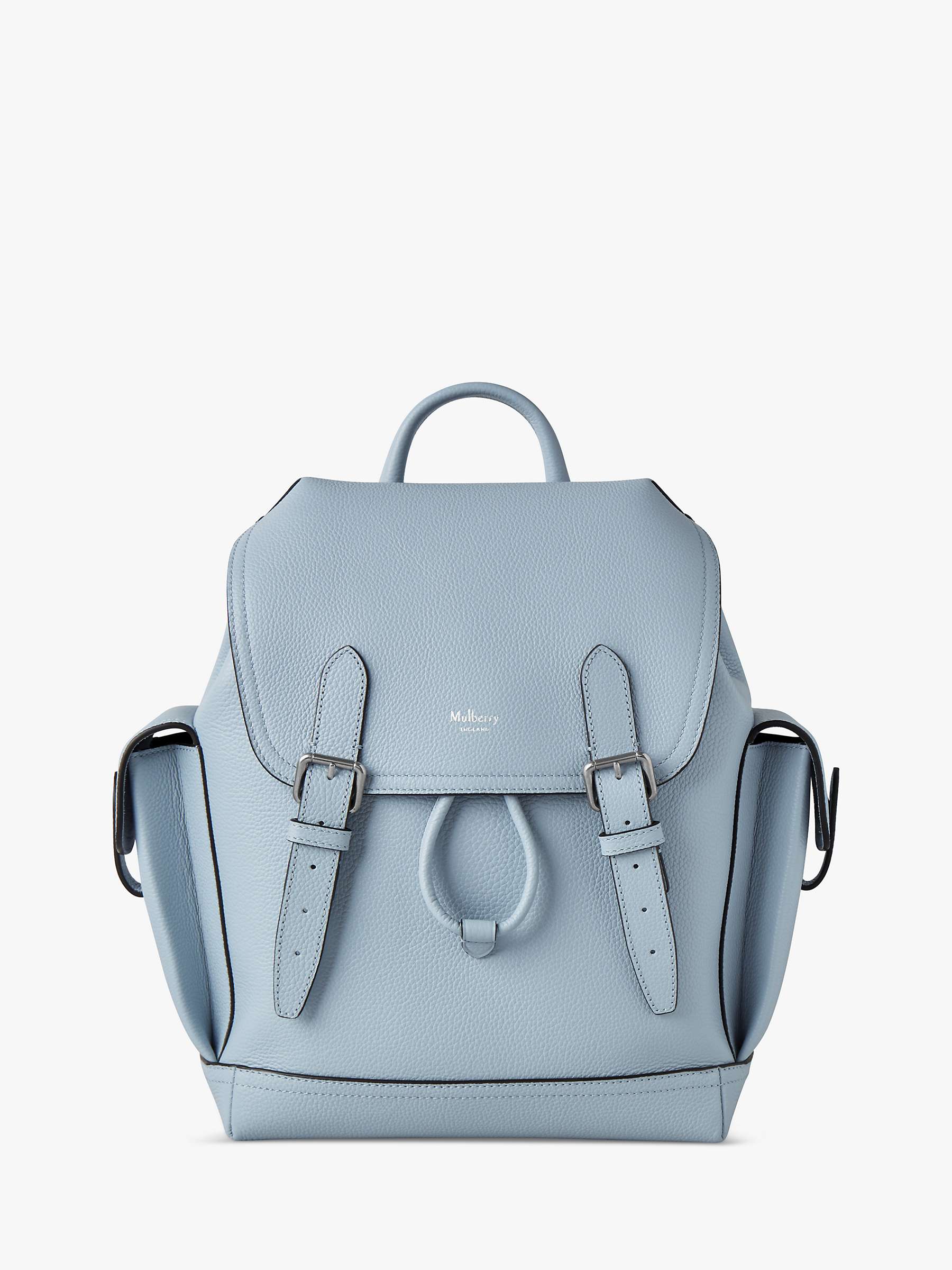 Buy Mulberry Mini Heritage Small Classic Grain Leather Backpack Online at johnlewis.com