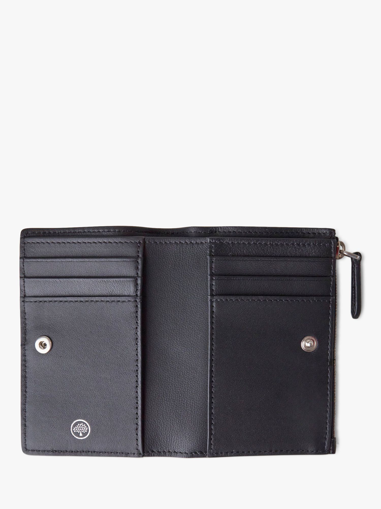 Buy Mulberry Continental Bifold Wallet, Black Online at johnlewis.com