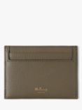 Mulberry Continental Small Classic Grain Leather Credit Card Slip, Linen Green
