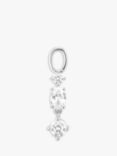 Sif Jakobs Jewellery Sterling Silver Cubic Zirconia Earring Charm, Silver