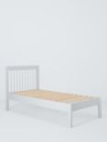 John Lewis Spindle Bed Frame, Single, Grey, Seconds