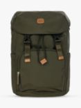 Bric's X-Collection Large Waterproof Travel Backpack, 20L, Olive