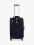 Bric's Life 71cm 4-Wheel Faux Suede Trolley Suitcase, Navy