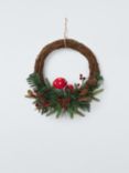 John Lewis Felt Mushroom Half Wreath, Dia.30cm