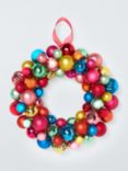 John Lewis Bauble Wreath, Multi, Dia.40cm